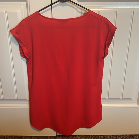 Express Coral Silky Blouse - Picture 2 of 5